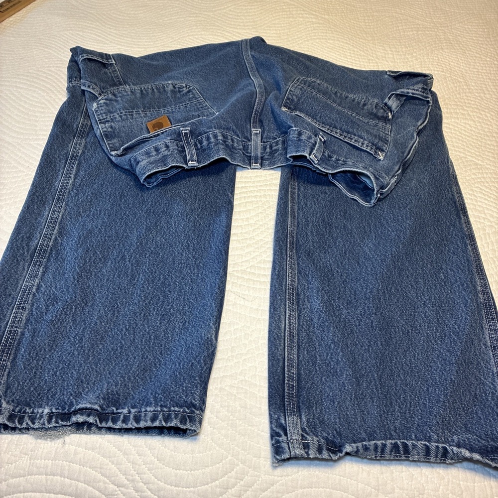 Carhartt Loose Original Fit Utility Carpenter Jeans Men's 38x30 - Picture 9 of 16